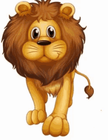 Gif animé lion souris